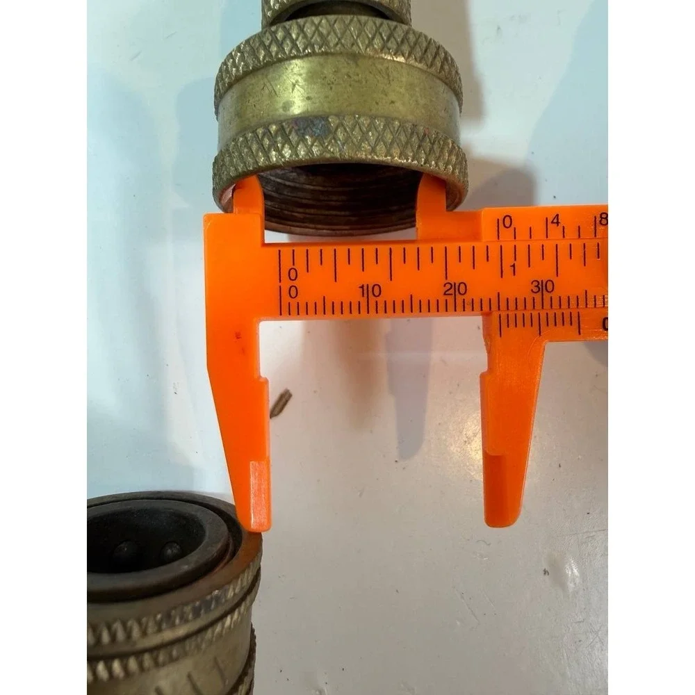 Vintage Brass Pneumatic Air Hose Fittings & Quick Disconnect Coupler Lot Of 10